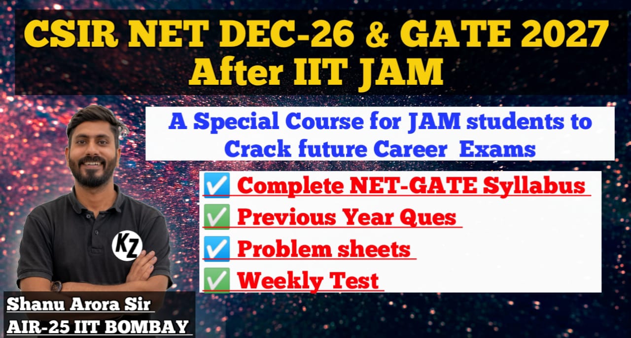 NET & GATE 2027 After JAM (30th March)