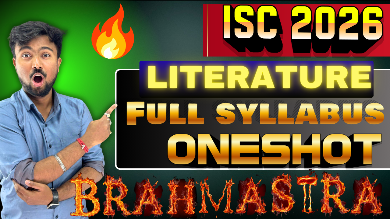 ISC LITERATURE 2026:ONE SHOT?BRAHMASTRA REVISION ✅COMPLETE SYLLABUS + 100 MCQ?BY AKASH TALKS ✅
