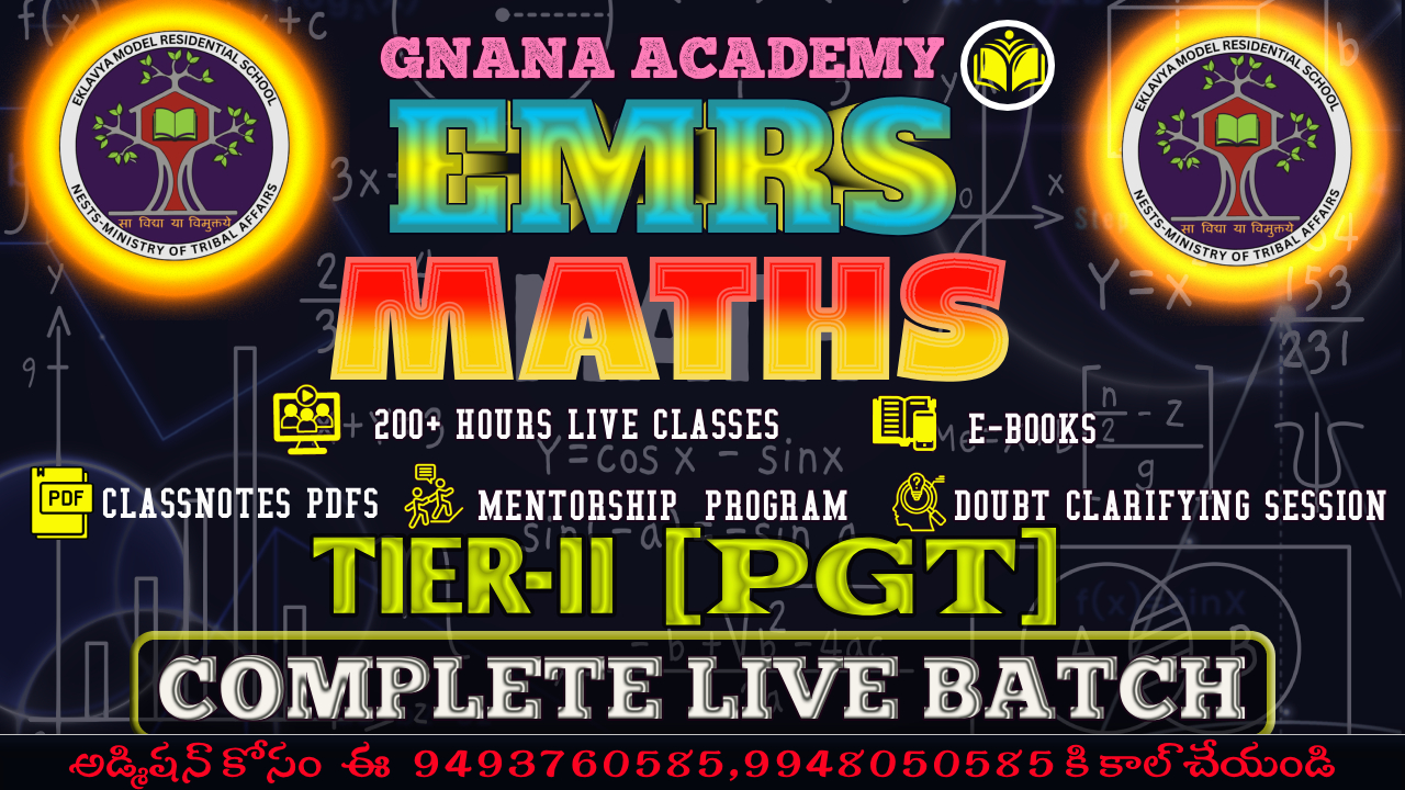 EMRS 2025–26 | MATHS [PGT] TIER-II | 200+ LIVE CLASSES | COMPLETE LIVE BATCH