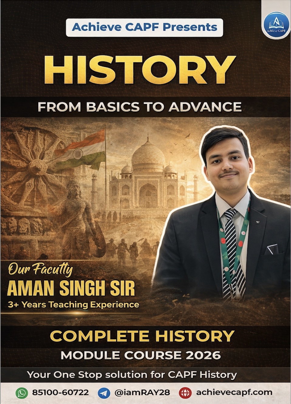CAPF 2026 HISTORY MODULE (by Aman Sir)