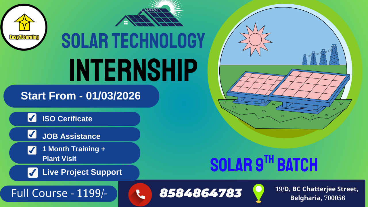 Solar Technology Internship 9th Batch