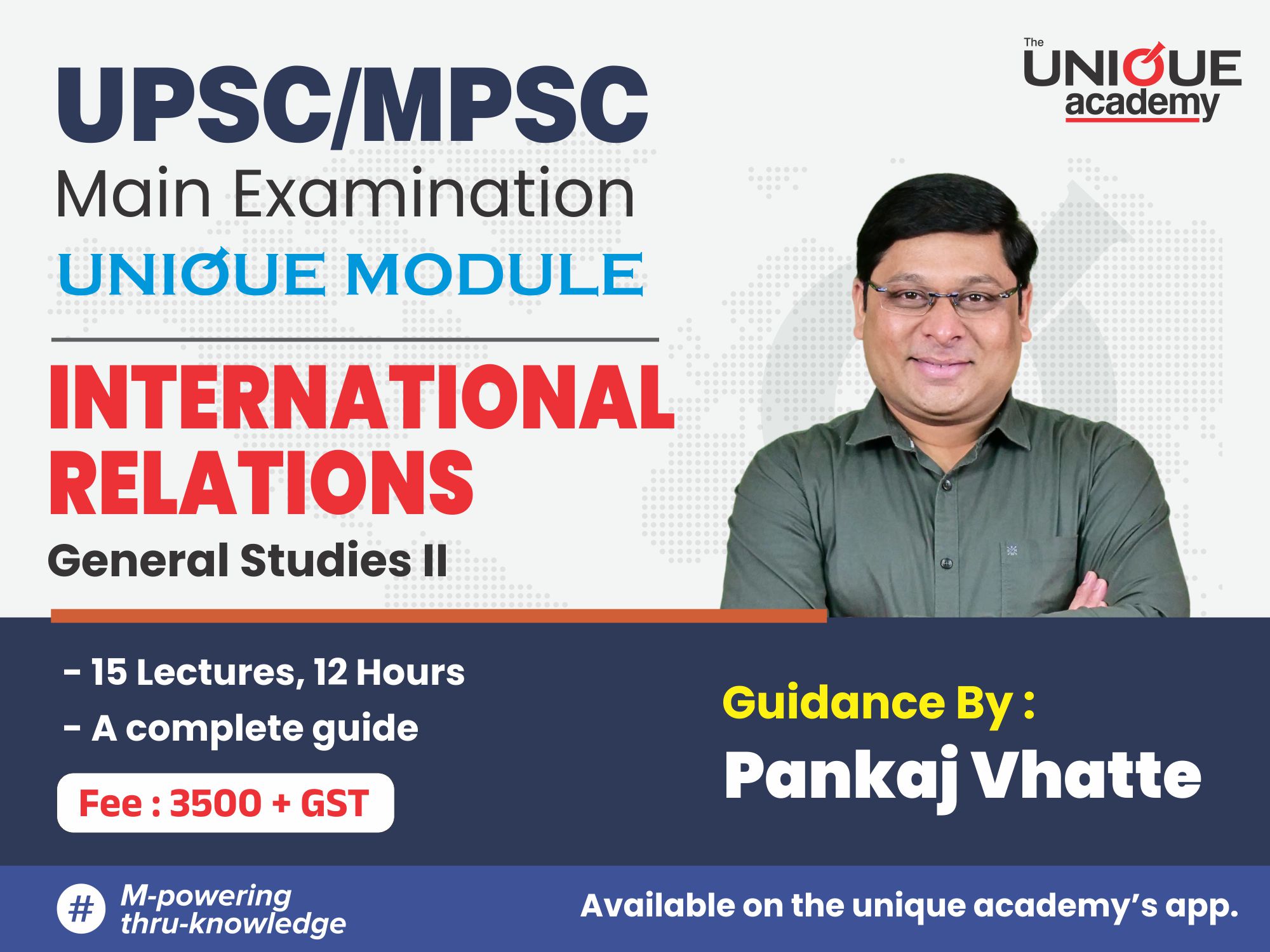 INTERNATIONAL RELATIONS (GS - II)