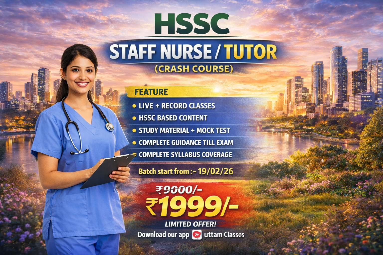 HSSC STAFF NURSE CRASH COURSE