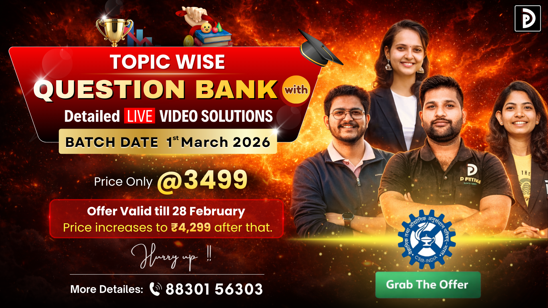 Topic Wise Question Bank With Detailed Solution Batch 1 March 2026