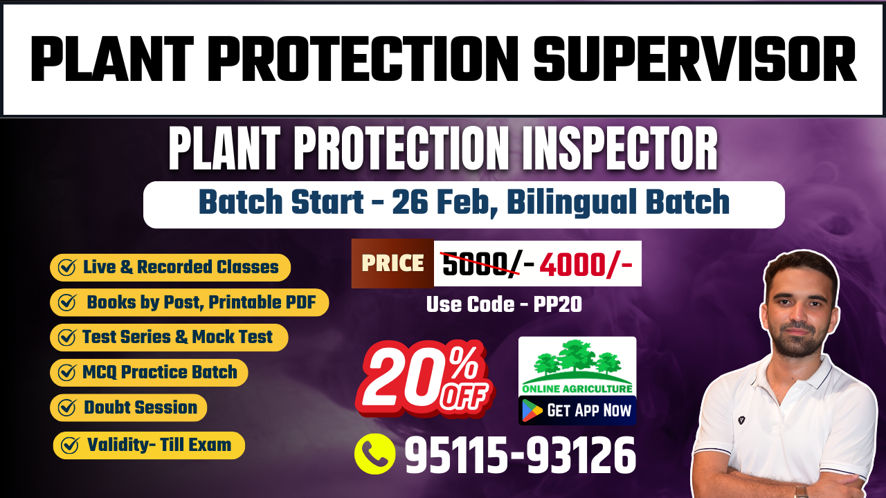 Plant Protection Supervisor | Plant Protection Inspector - 26 Feb, 2026, Bilingual Batch