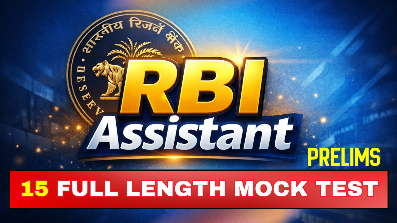 RBI Assistant Prelims Mock 2026