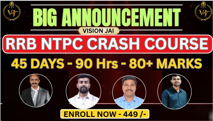 RRB NTPC CRASH COURSE