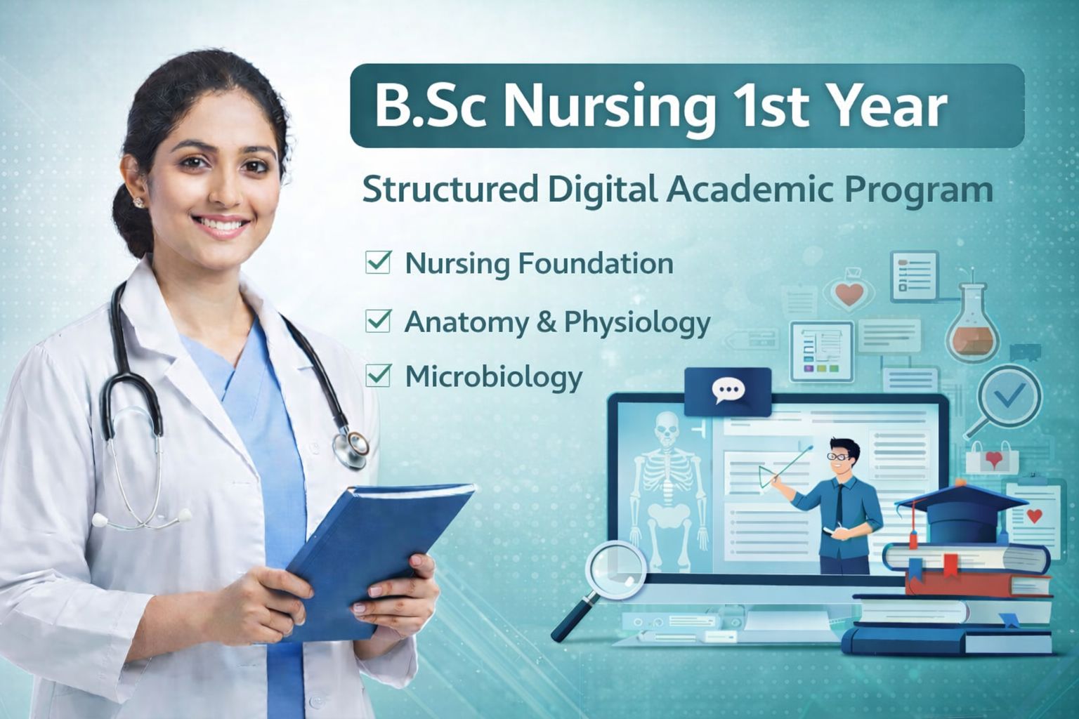 B.sc Nursing 1st Year -Semester Based Digital Academic Program