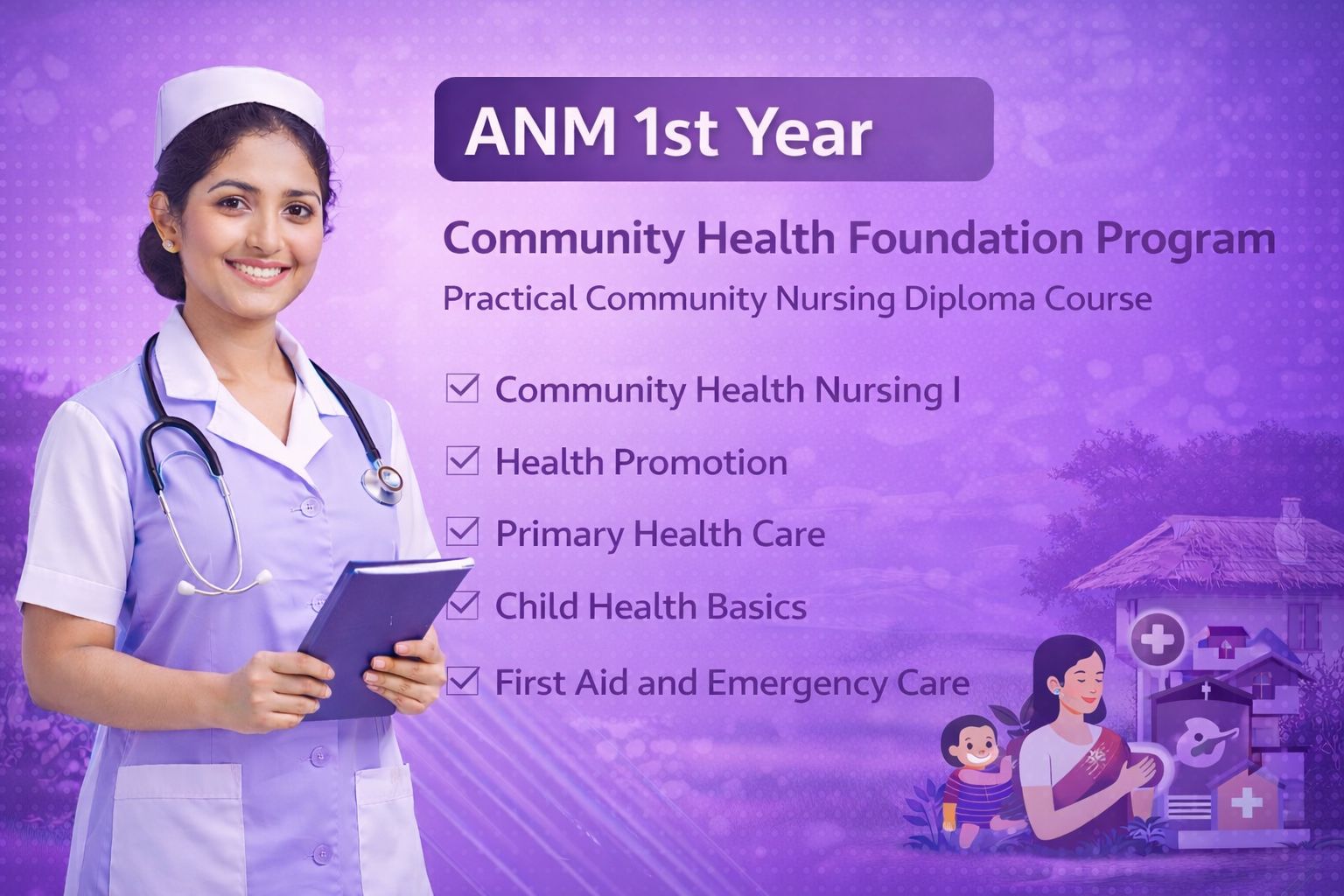 ANM 1st Year-Community Health Foundation Program