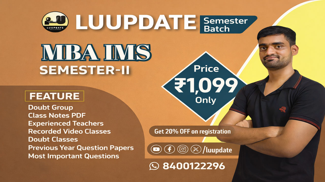 MBA IMS SEM II