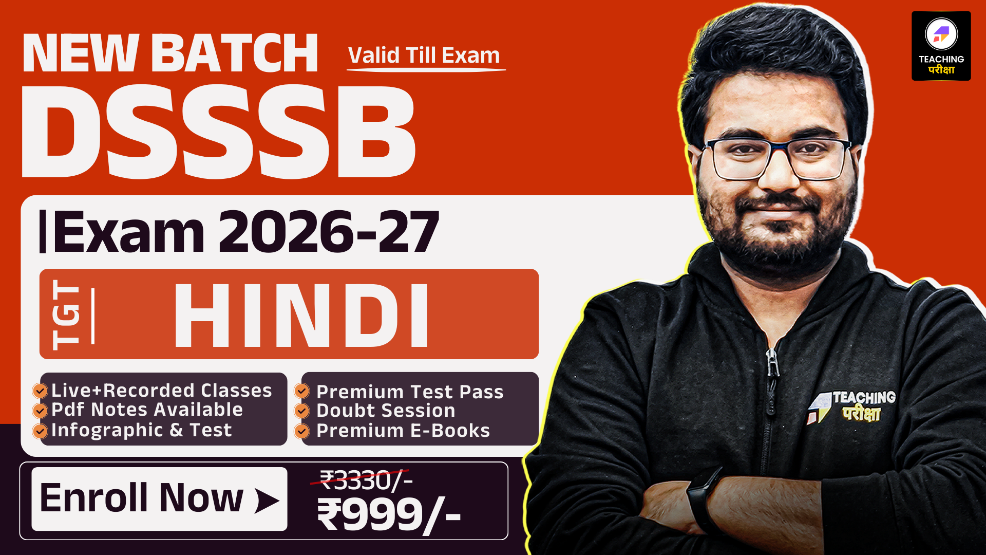 DSSSB TGT (HINDI) (2026-2027)