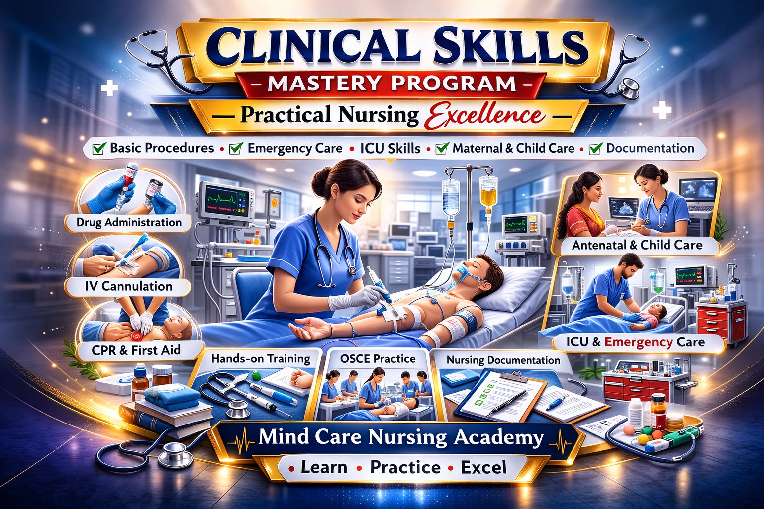Clinical Skills Mastery Program-practical Nursing Excellence