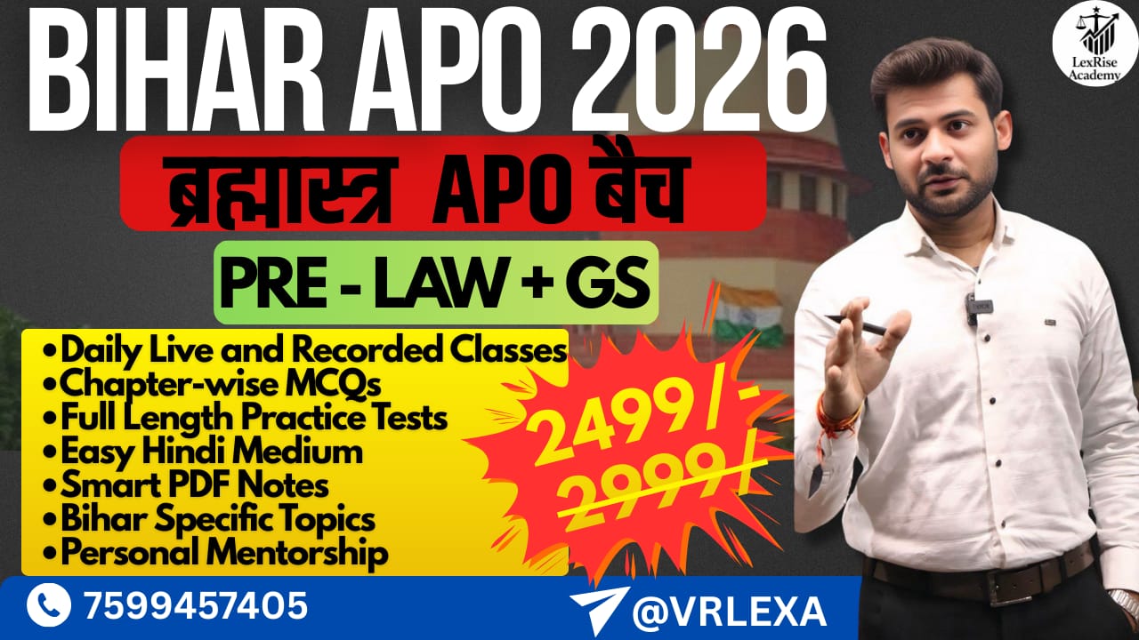 Bihar APO PRE Complete Batch