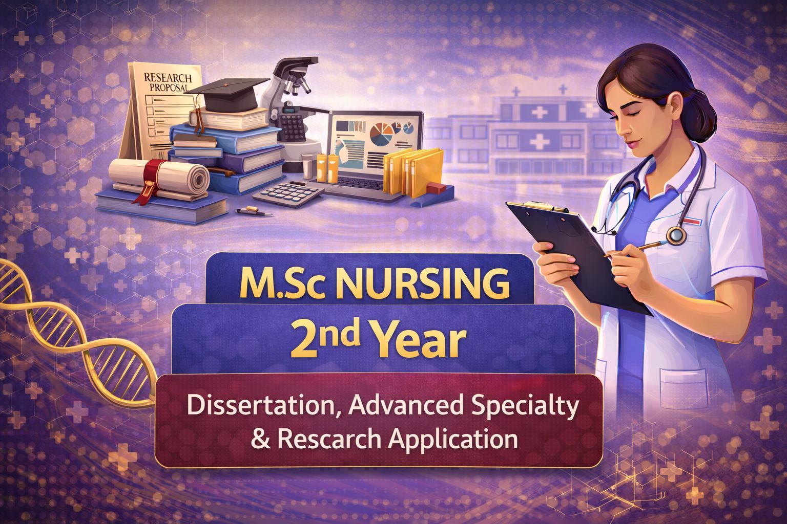 M.sc Nursing 2nd Year-Dissertation, Advanced Specialty & Research Application Program
