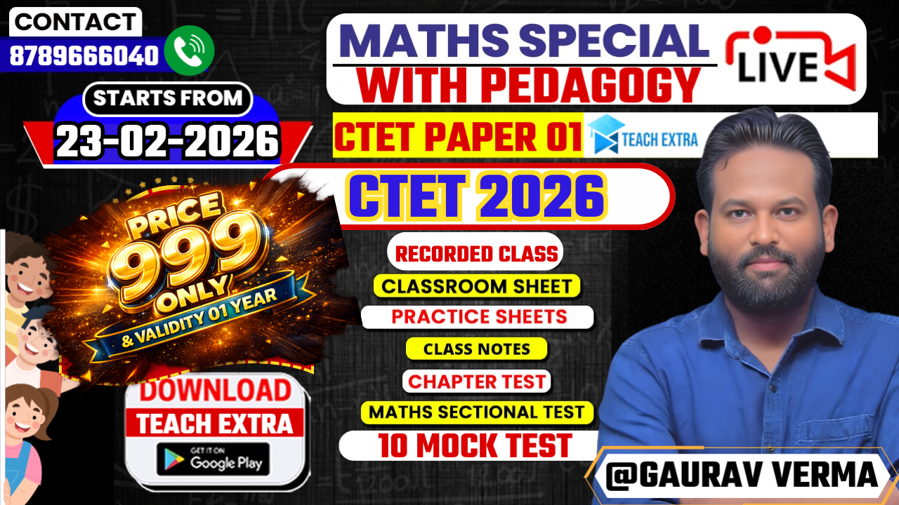 MATH FOR CTET 2026
