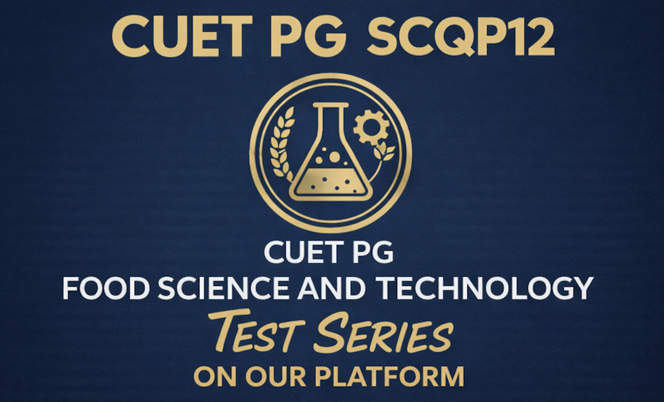 SCQP12 CUET PG Food Science and Technology