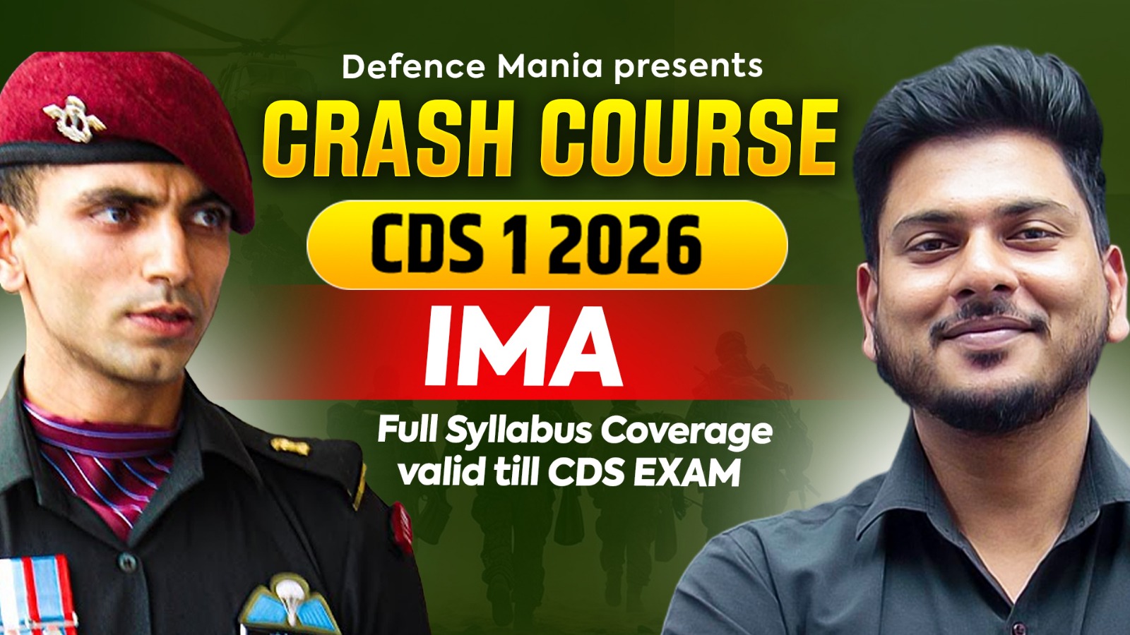 CDS 1 2026 Crash Course for IMA/INA/AFA