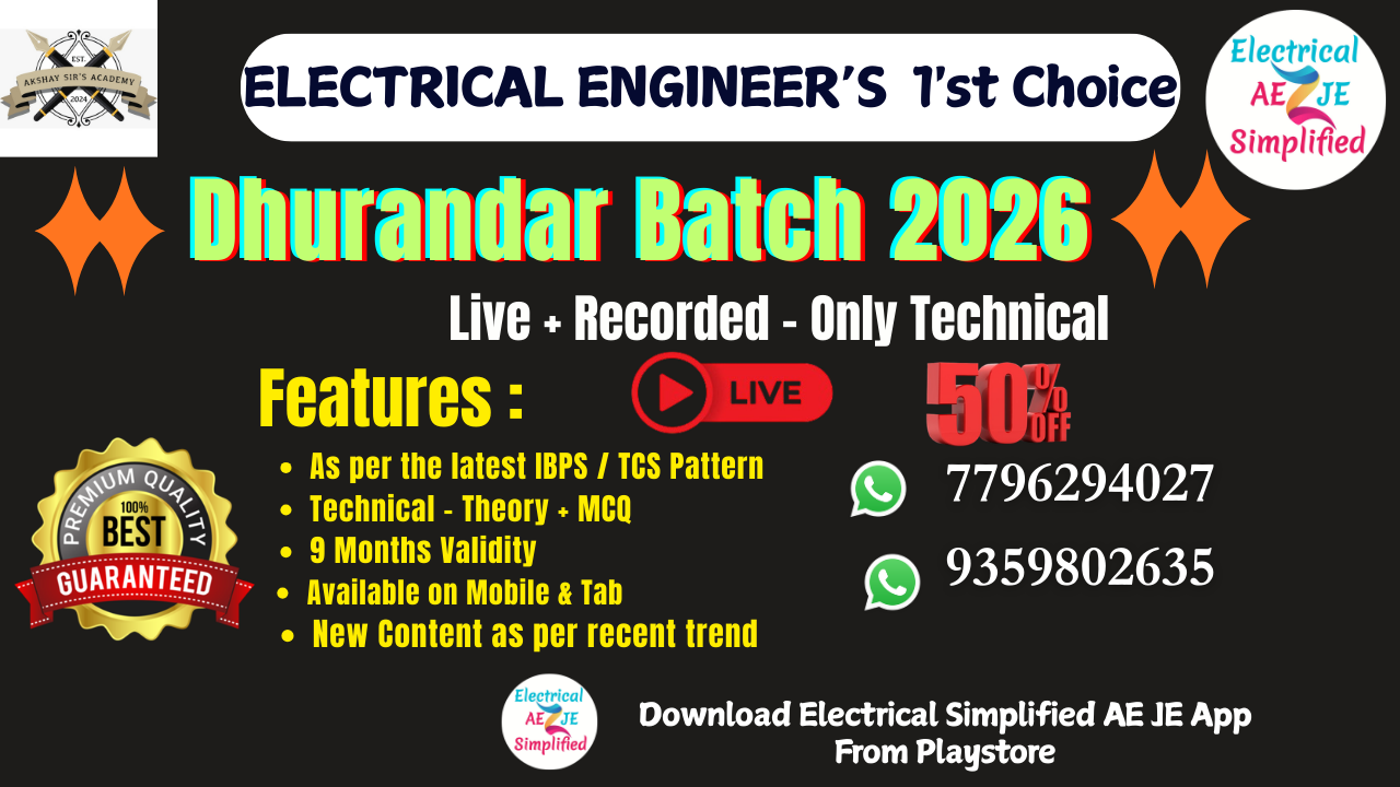 Dhurandhar Batch 2026 - Technical only 