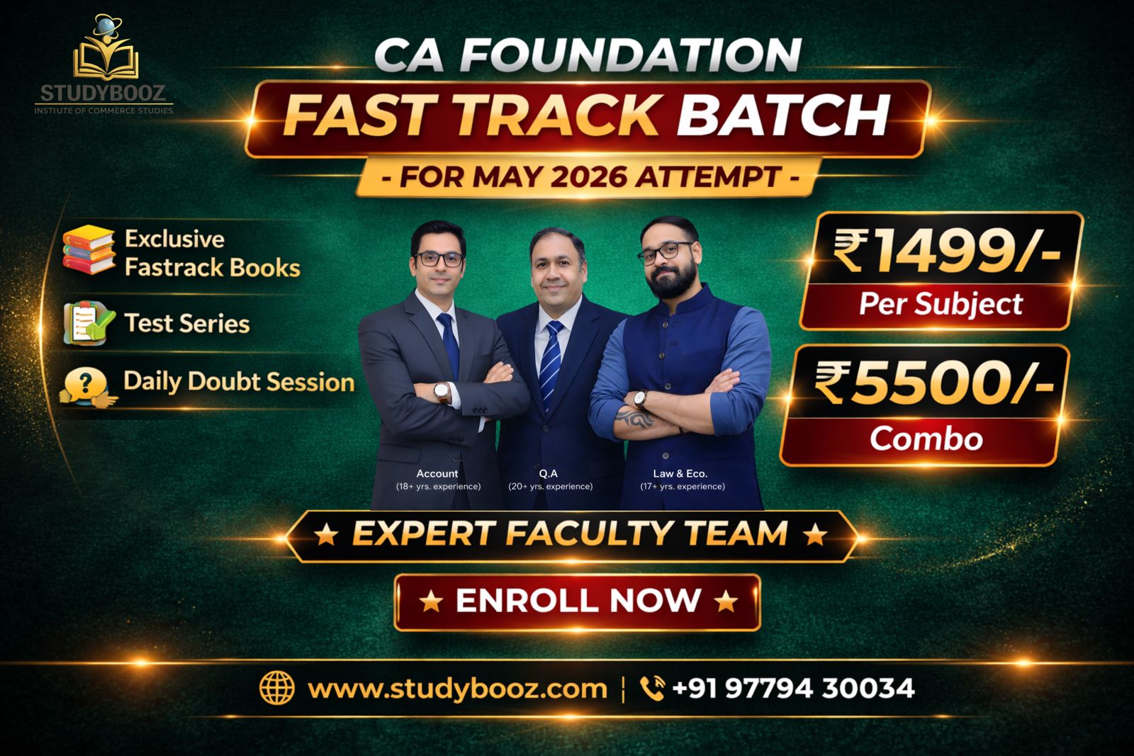 CA FOUNDATION FASTTRACK