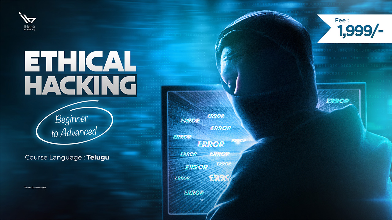 [Non-Certificate] Ethical Hacking: Beginner to Advanced - in Telugu