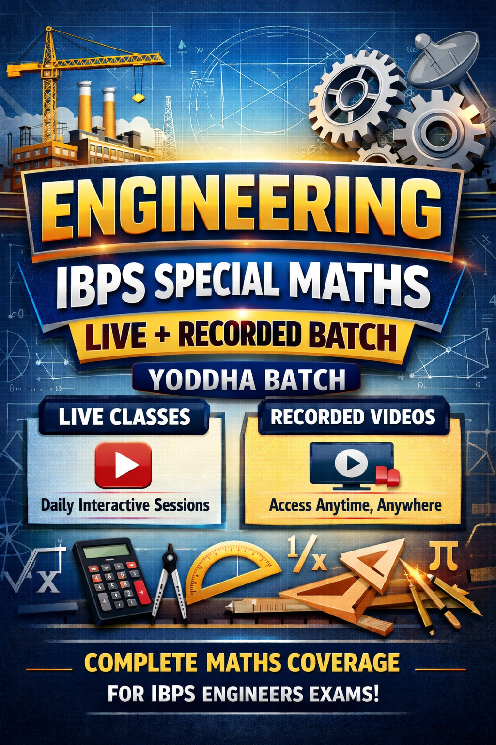 YODDHA BATCH Special IBPS Engineering Maths Batch 