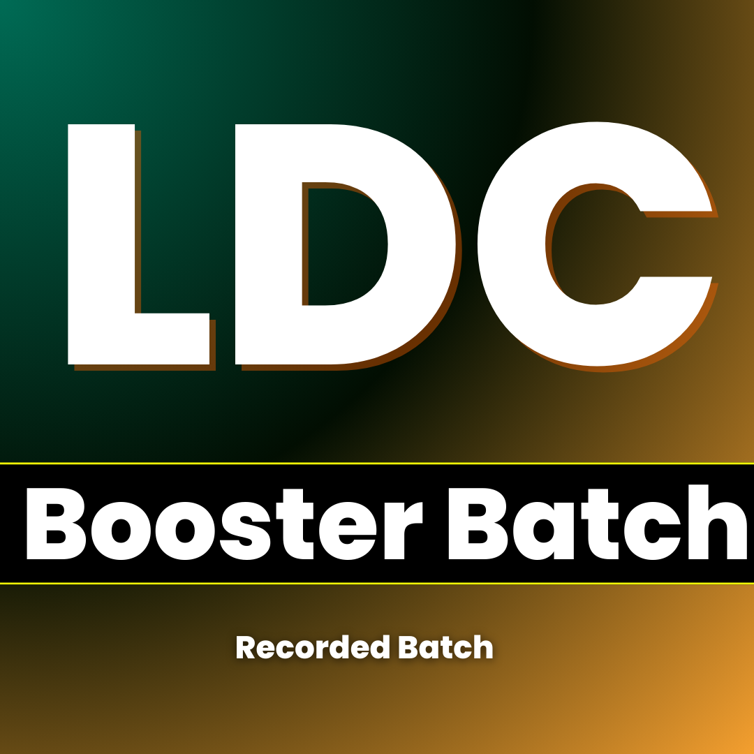 LDC BOOSTER BATCH START