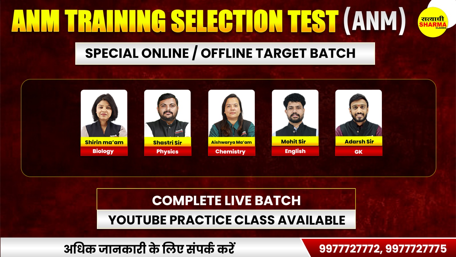 ANM Training Selection Test (ANMTST)