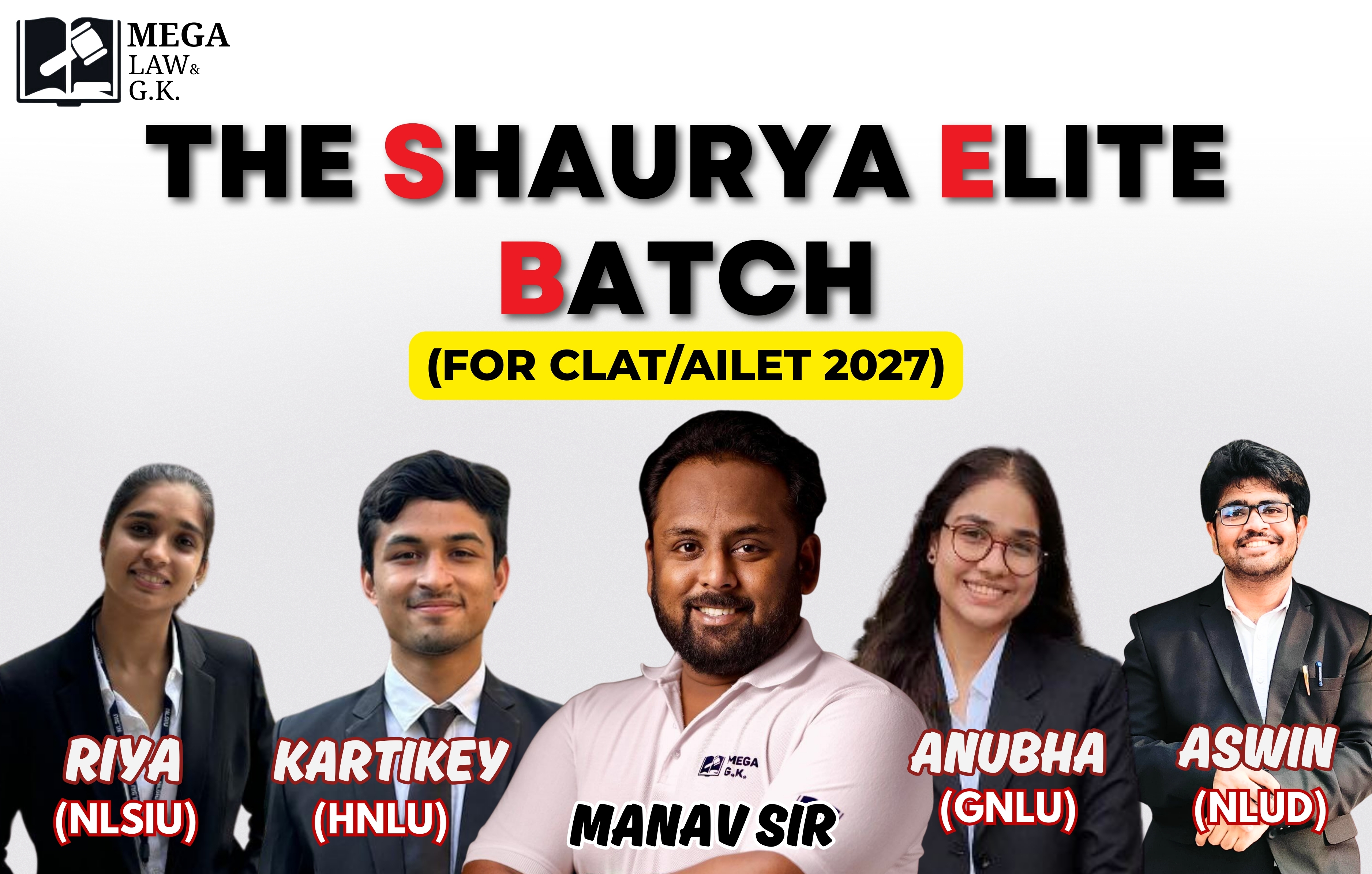 SHAURYA ELITE BATCH (CLAT/AILET 2027) 