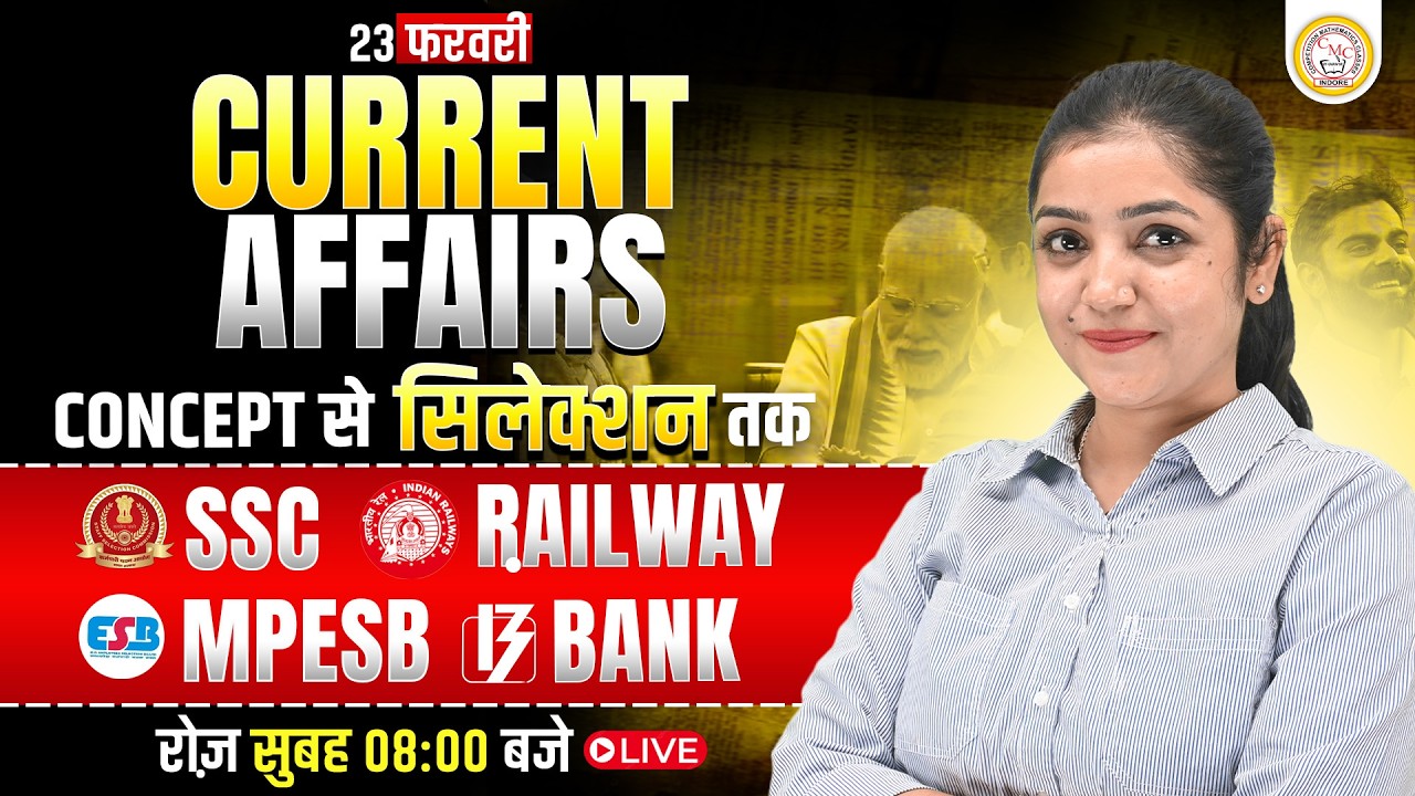 Current Affairs 2026  for SSC, Railway, Bank & MPESB