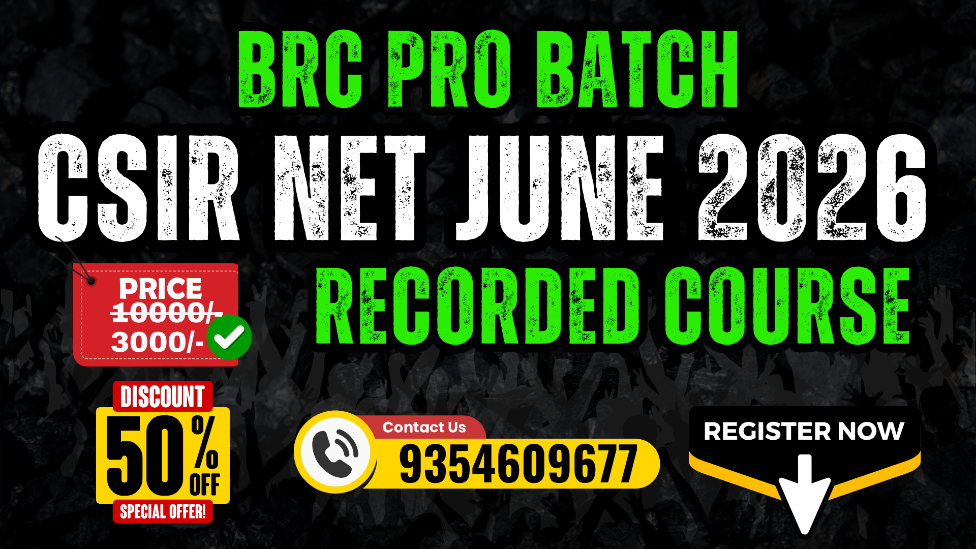 🎯CSIR NET JUNE 2026 PRO RECORDED COURSE BRC BATCH 