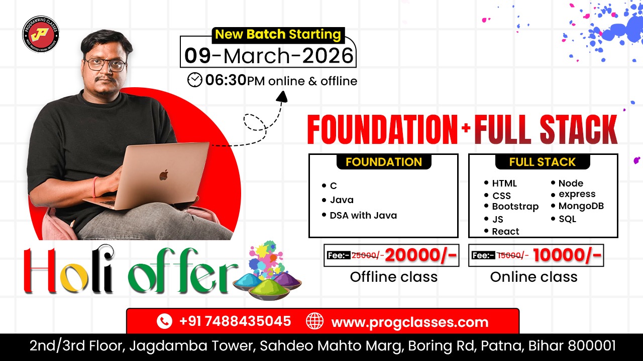 Foundation To Pro Batch-3.0(16-03-26)