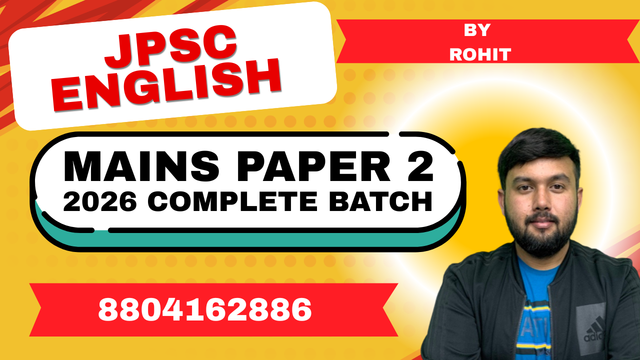 JPSC MAINS ENGLISH PAPER 2