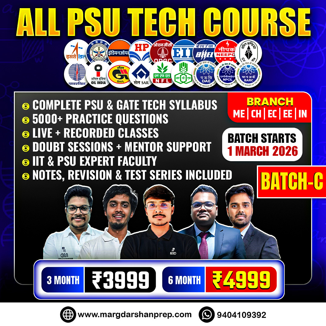 ALL PSU Exam Technical (Degree - EE/EC/IN)