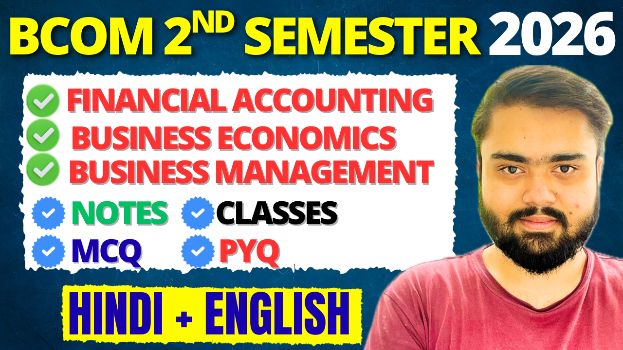 BCOM 2nd Semester Course 2026