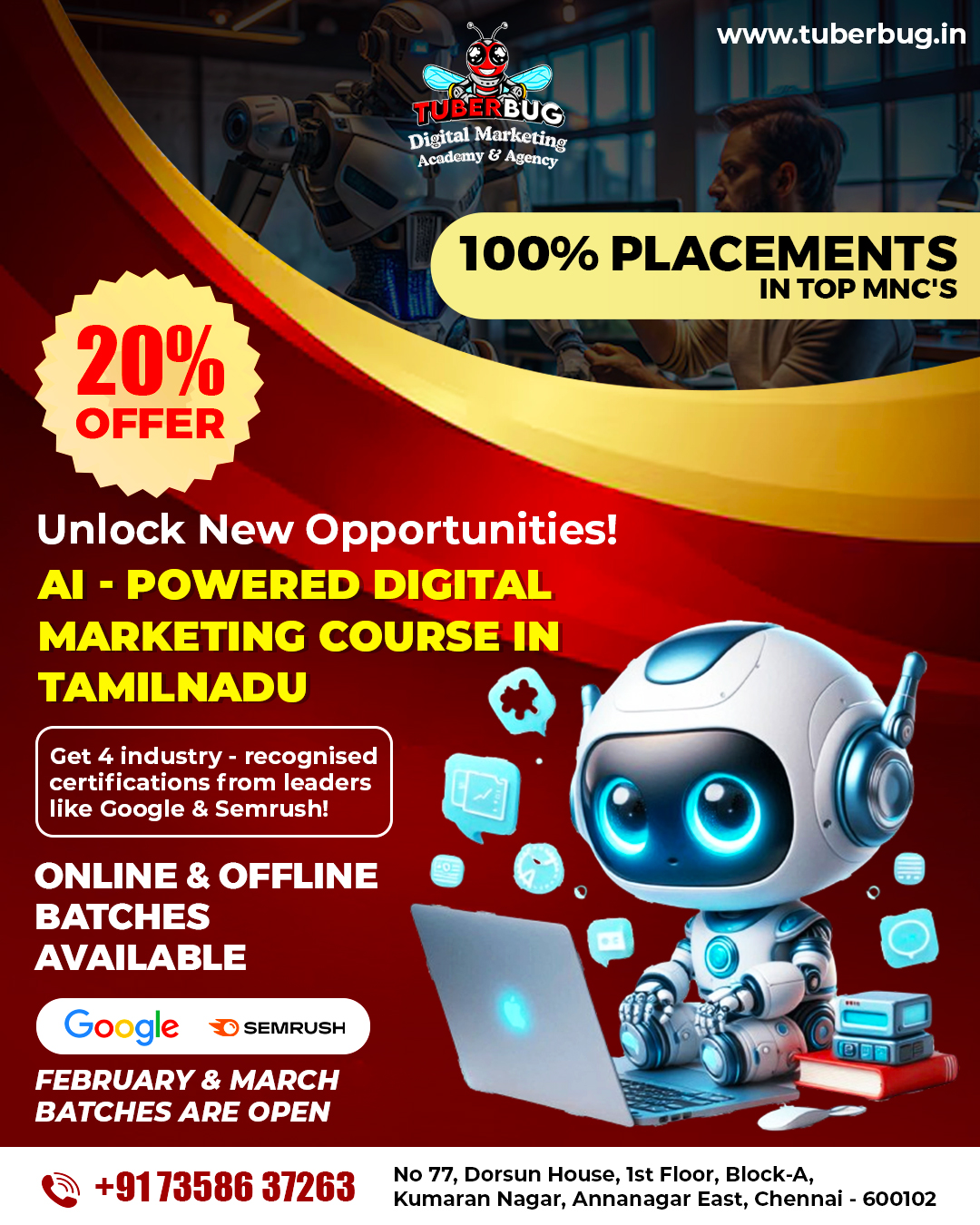  AI - Powered Digital Marketing Specialist Course 2026
