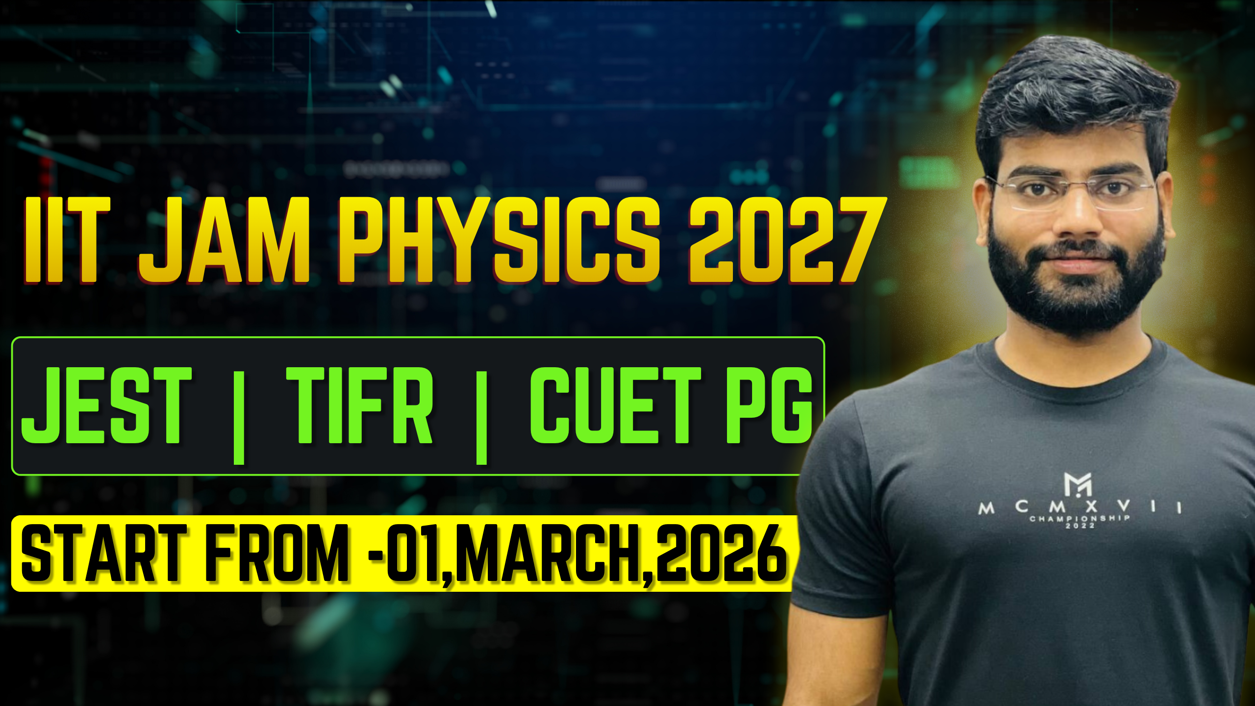 IIT JAM PHYSICS 2027 (JEST| TIFR| CUET PG)