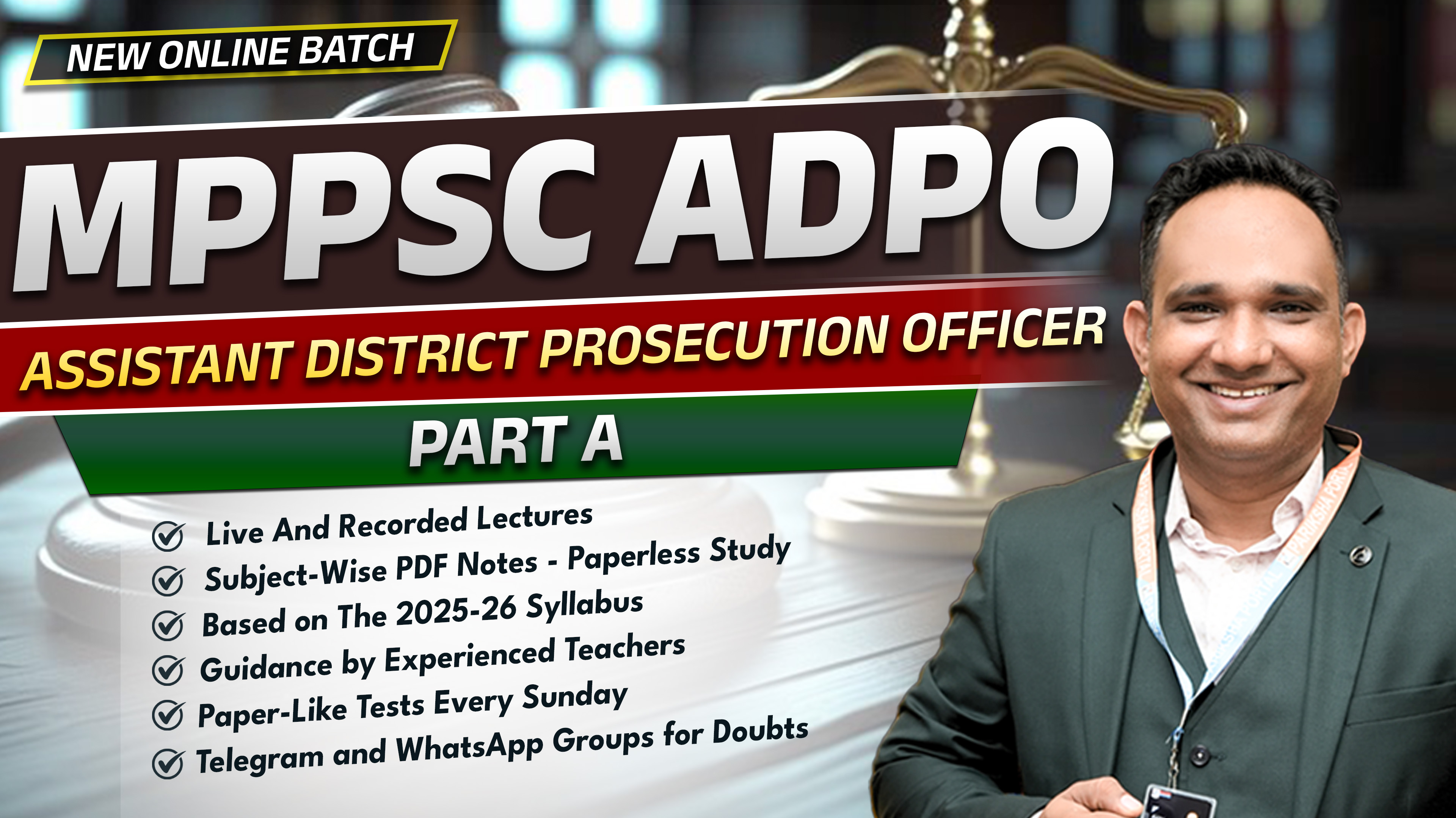 MPPSC ADPO  PART-A (Assistant District Prosecution Officers)