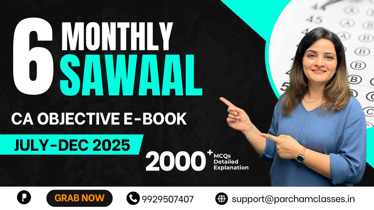 6 Monthly Sawaal CA Objective eBook – July to Dec Edition