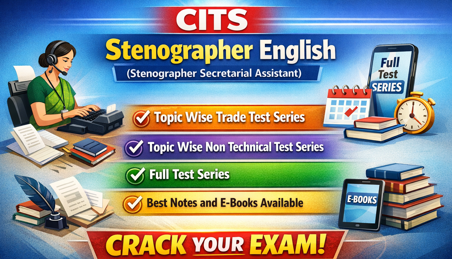 CITS Stenographer English (Office Management)