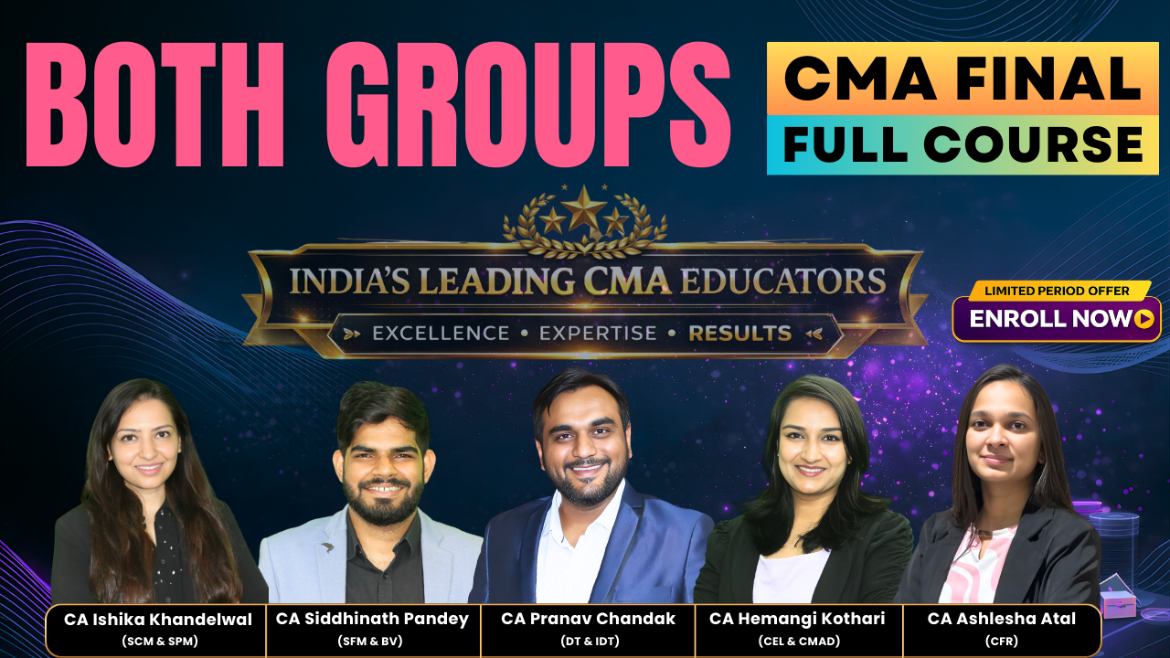 Both Groups - All Subjects | CMA Final | Pranav Chandak Academy