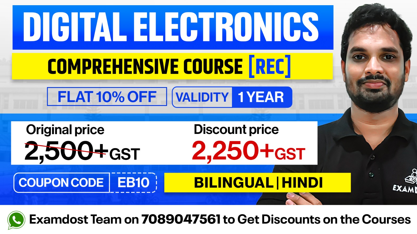 Digital Electronics Comprehensive Course - Bilingual | Hindi ( Recorded )