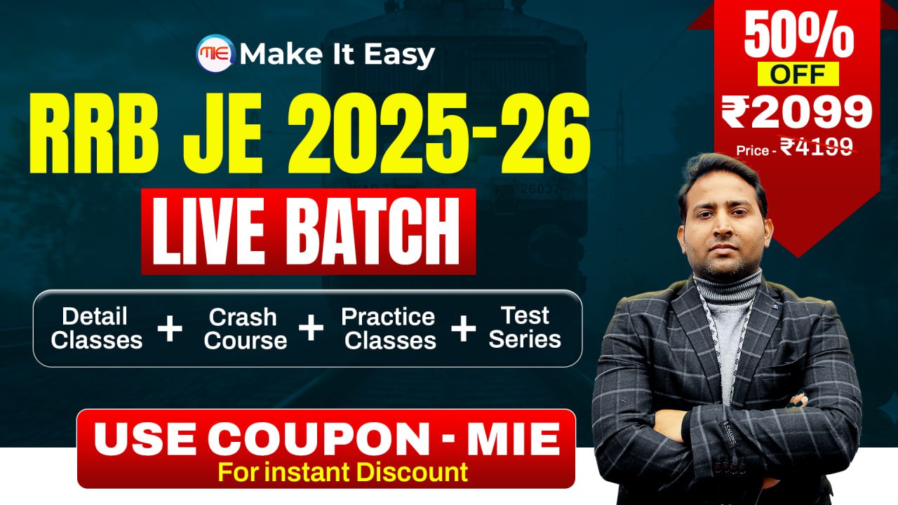 RRB JE 2025 LIVE BATCH (TECHNICAL)