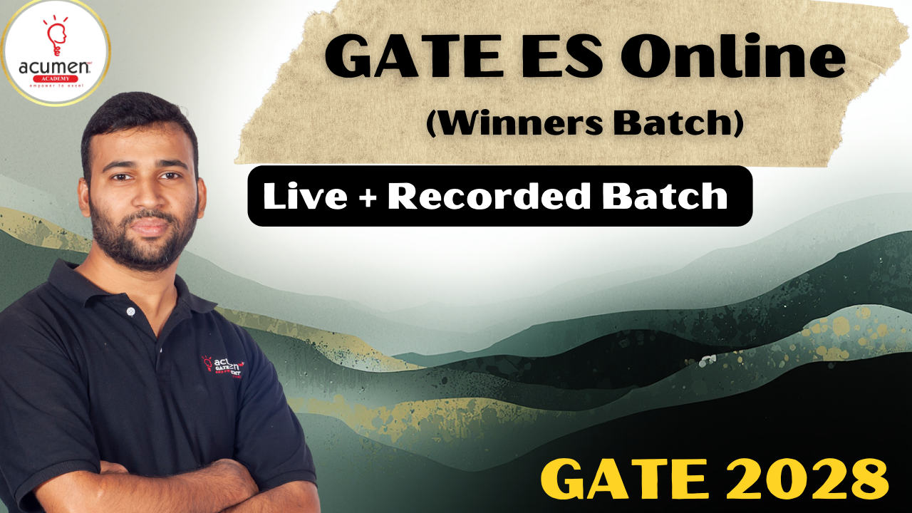GATE Environmental Science Online Batch (Winners Batch)