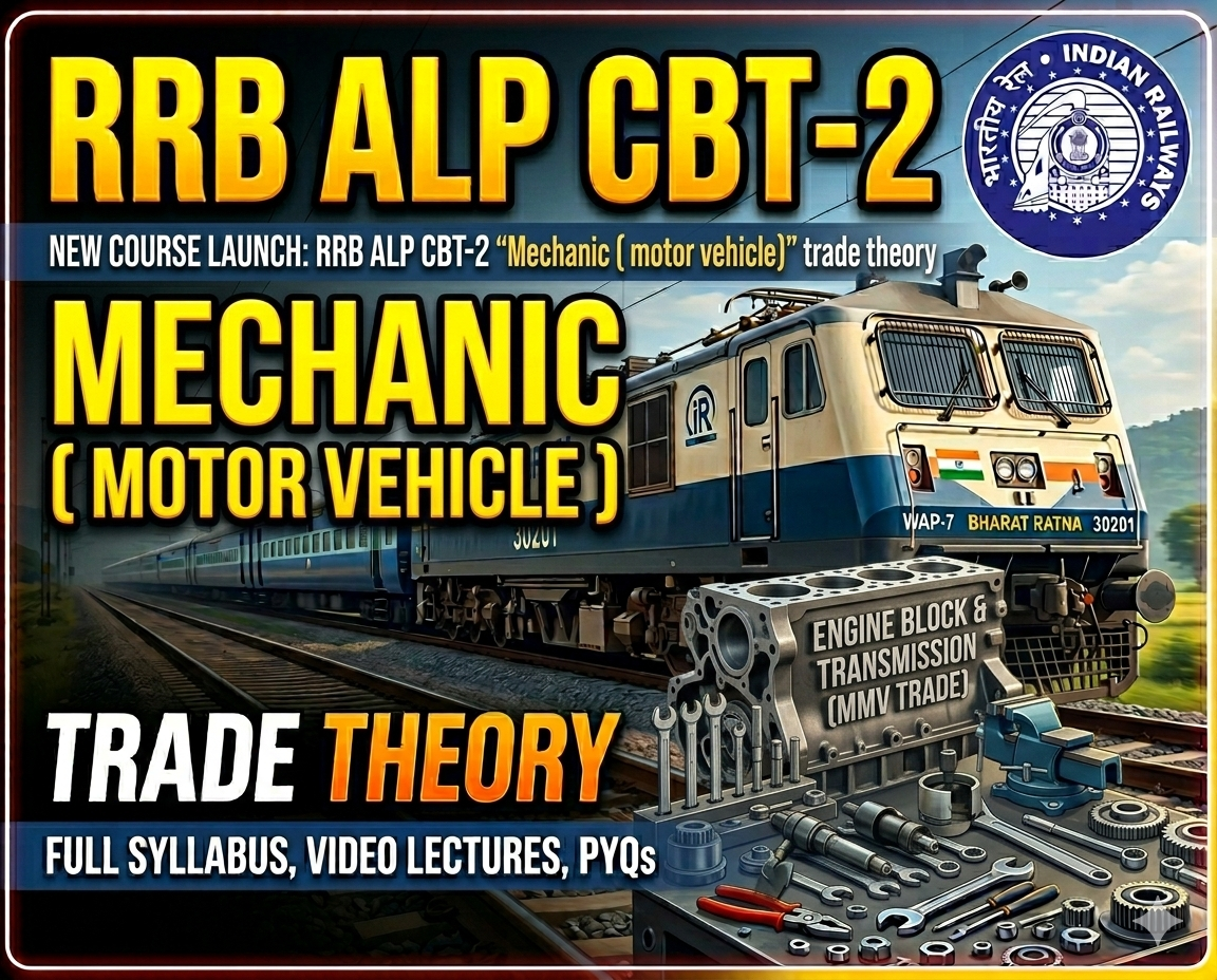 ALP CBT-2 Mechanic (Motor Vehicle) Trade syllabus