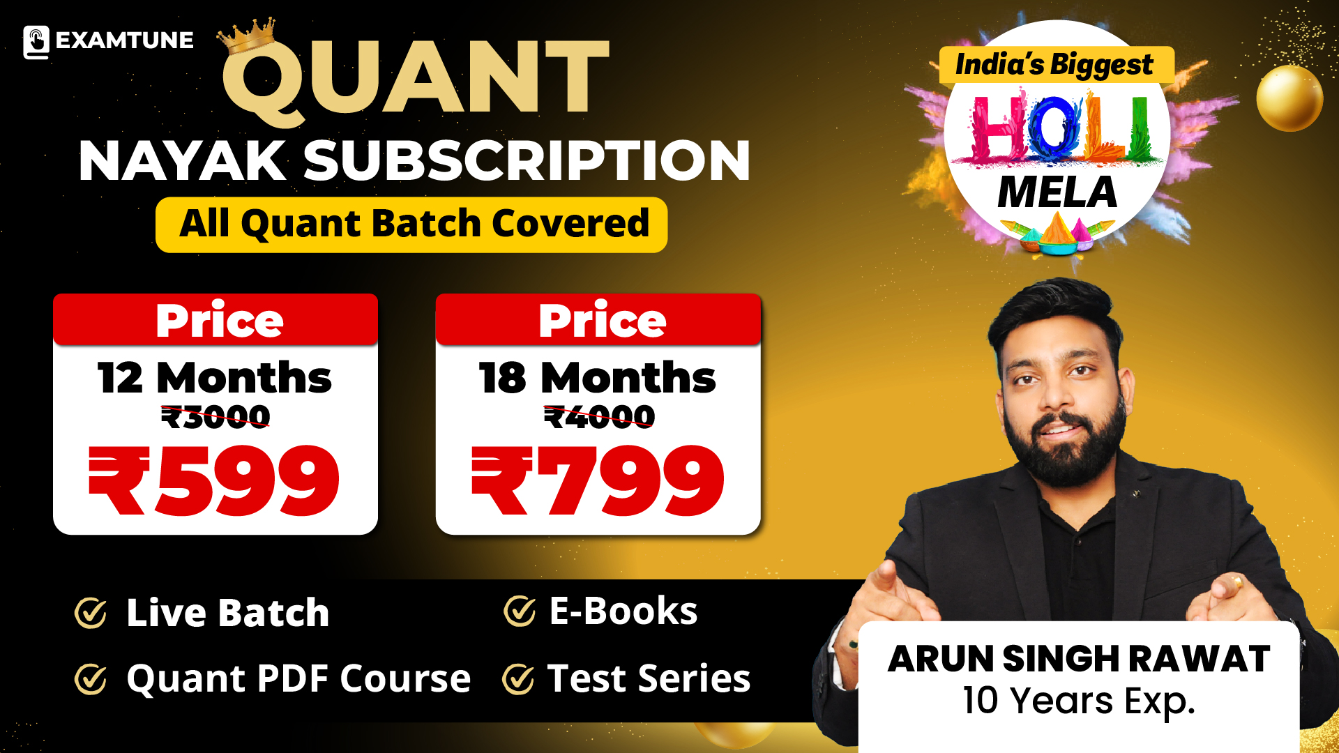 Complete Quant Nayak Subscriptions For All Banking & Insurance Exam 2026-27