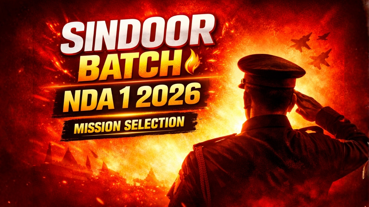 Sindoor Batch for NDA 1 2026 (Mock Test Maths & GAT)