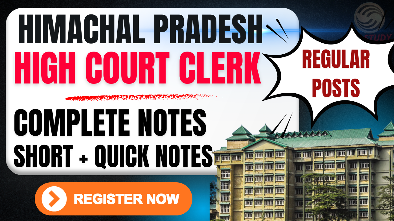 HP High Court Clerk Pdf Course 2026 (Crash Course)