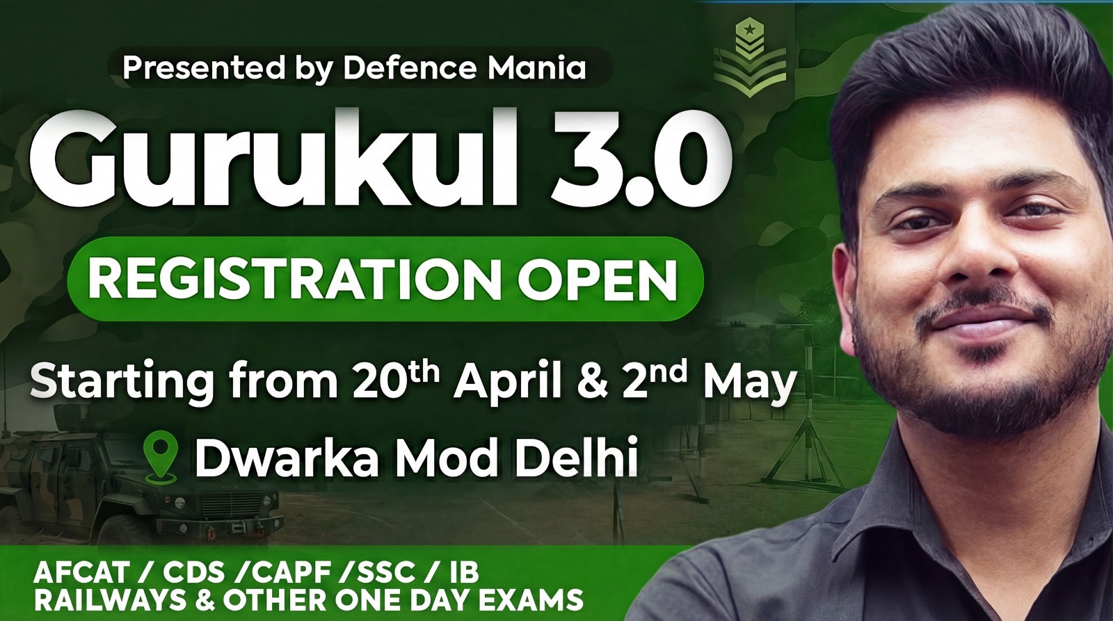 (Registration Only) Defence Gurukul 3.0