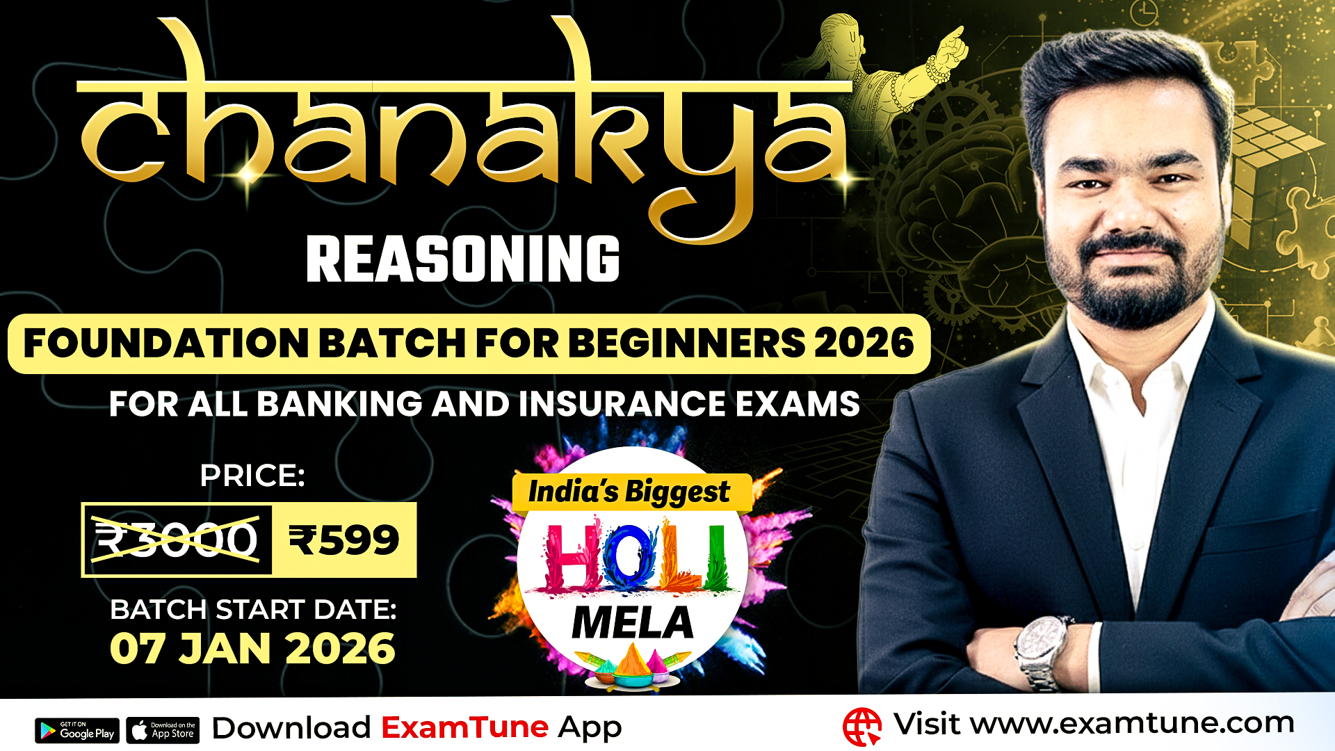 Reasoning – Foundation(Chanakya) Batch for Beginners 2026