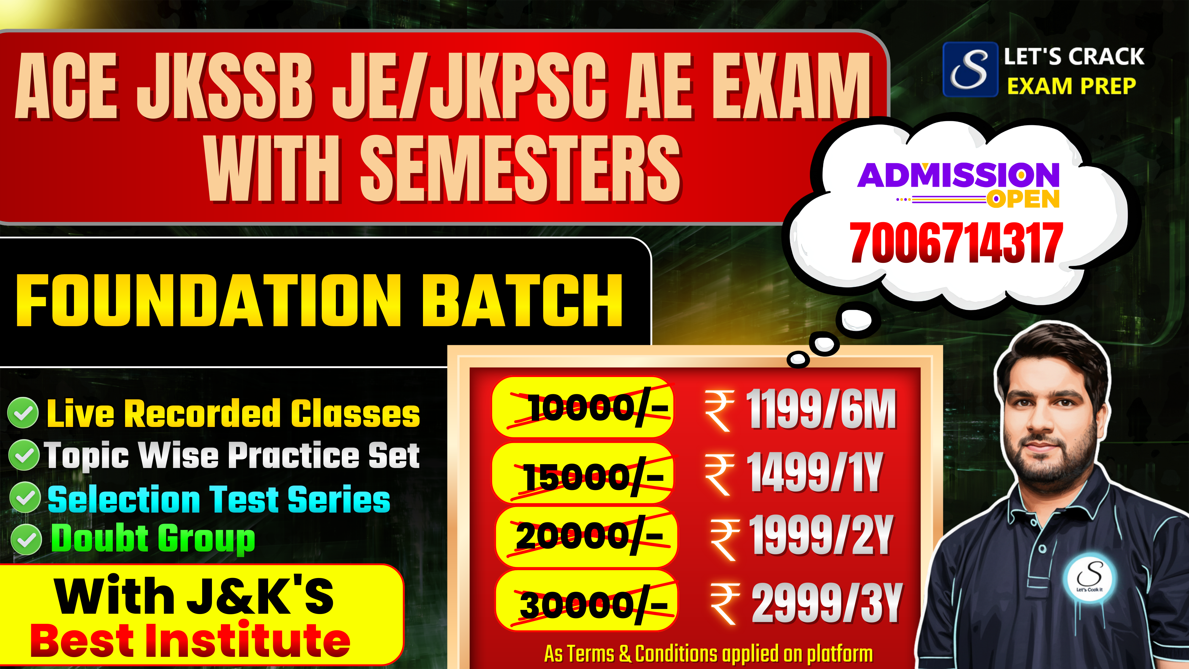 Foundation Master Batch (JKSSB JE + JKPSC AE + Semester Exams)